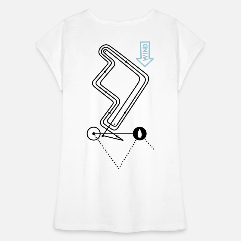 Parcours de régate Parcours de régate Parcours de voile T-shirt vintage Femme