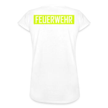 Freiwillige Feuerwehr Asche Geschenkidee - Frauen Vintage T-Shirt - Weiß - Hinten