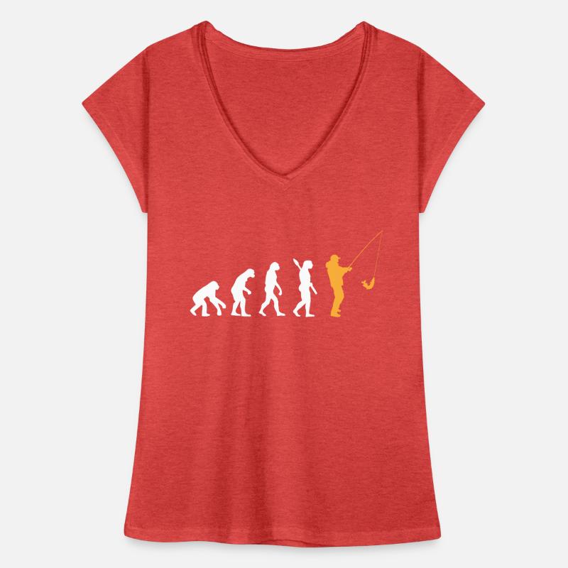 EVOLUTION ANGLER FISHER EVOLUTION ANGLER DESIGN T-shirt vintage Femme