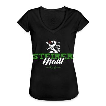 Steirermadl Steiermark Steirer Madl Steirerin - Frauen Vintage T-Shirt - Schwarz - Vorne - Danielle (179cm)