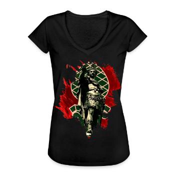 Augsburg - Frauen Vintage T-Shirt - Schwarz - Vorne