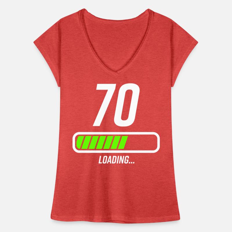 70th Birthday Loading Loading Beam Women's Vintage T-Shirt
