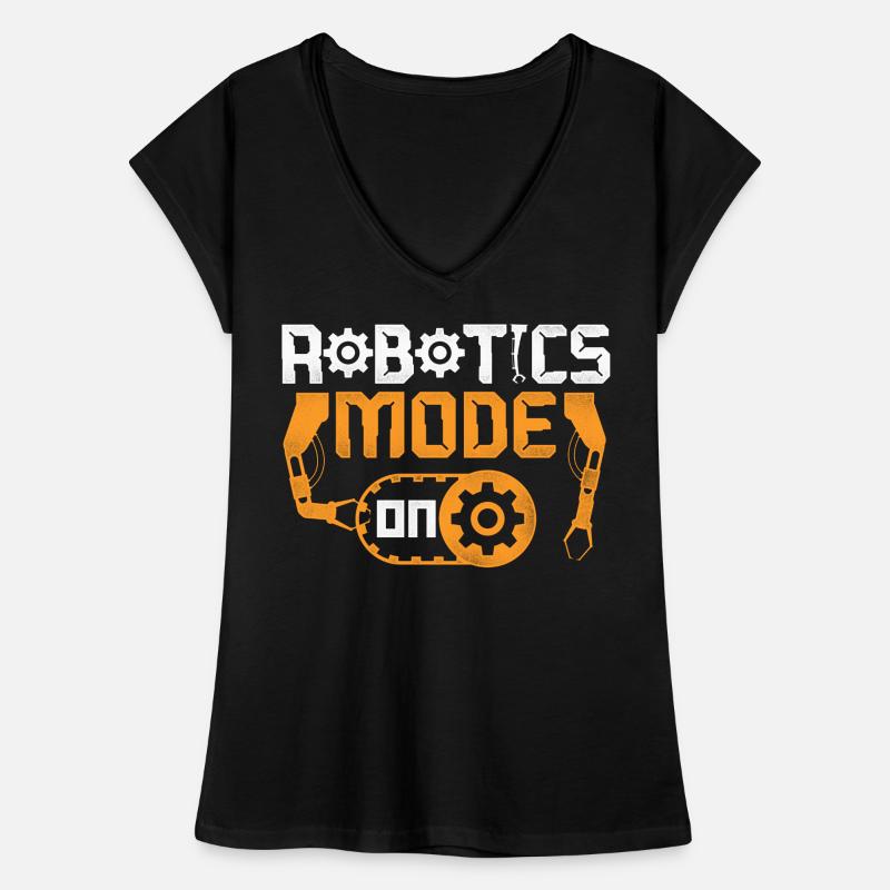 Robot Robotics Engineer Vintage Frauen Vintage T-Shirt