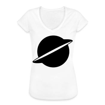MSD D1 - Frauen Vintage T-Shirt - Schwarz - Vorne - Danielle (179cm)