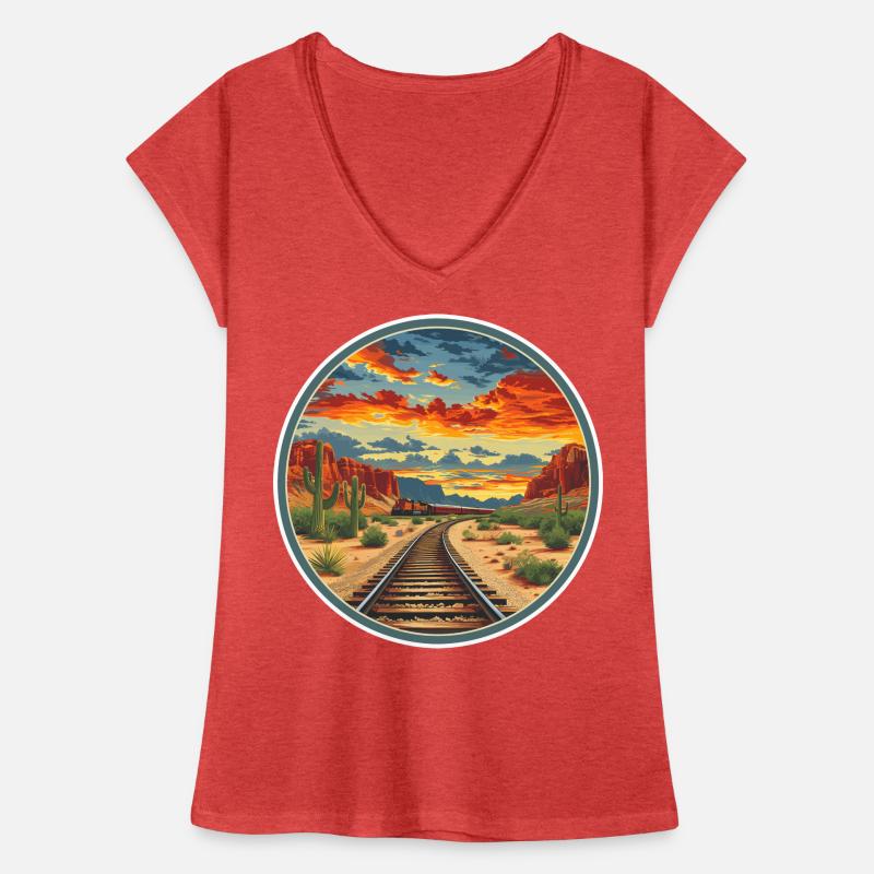 Eisenbahn Frauen Vintage T-Shirt