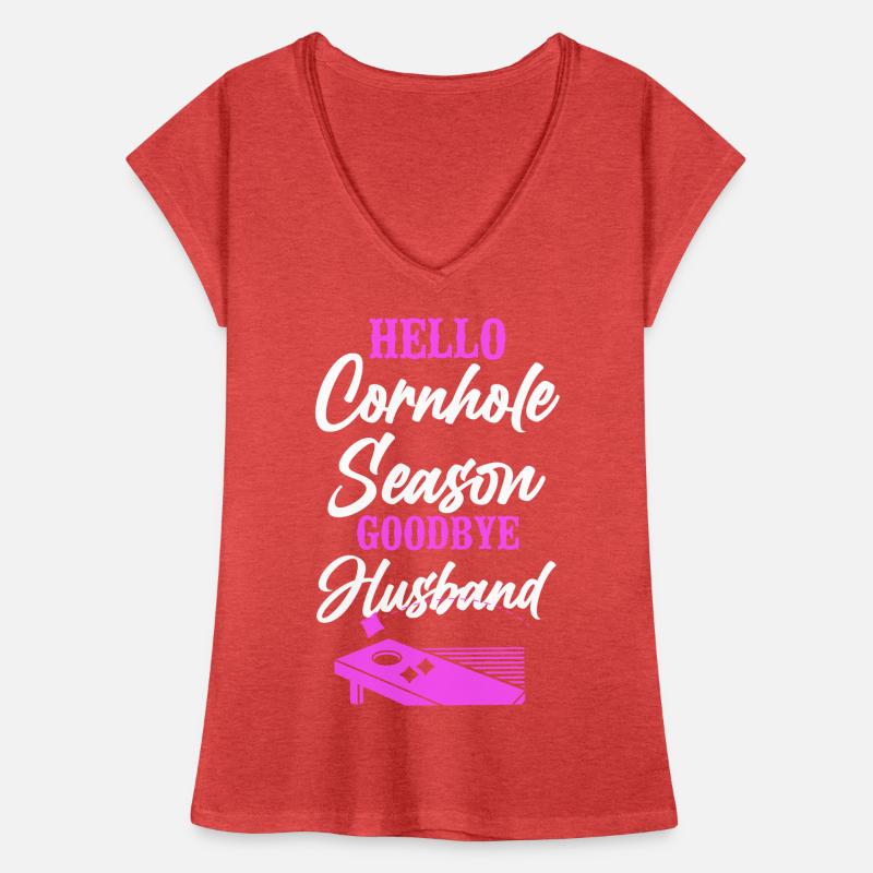 Cornhole Team Bean Bag Player Women's Vintage T-Shirt