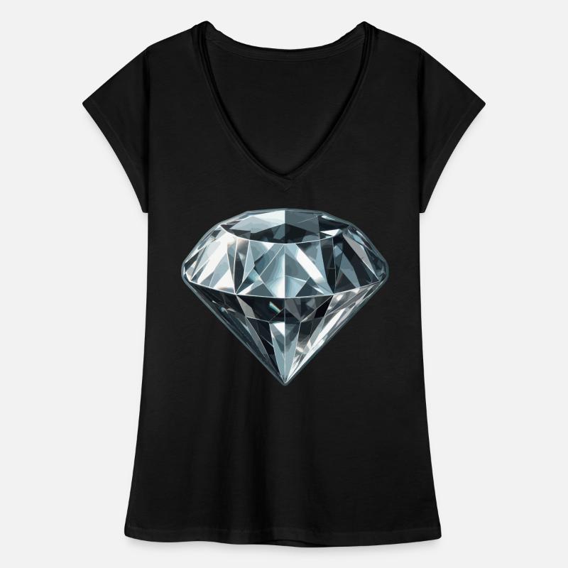 Precious Diamond Gemstone Women's Vintage T-Shirt