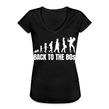 80s Girls to Adults - Women's Vintage T-Shirt - black - Front