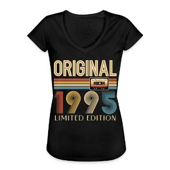 30e anniversaire 30 ans Original 1995 - T-shirt vintage Femme - noir - Devant