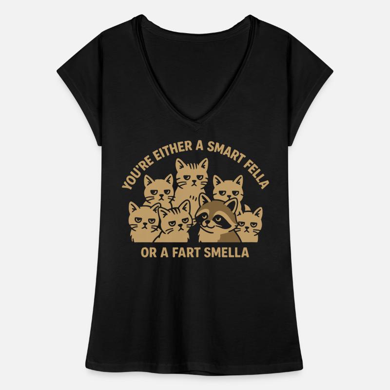 Du bist entweder ein schlauer Kerl oder ein Furzgeruch Meme Frauen Vintage T-Shirt
