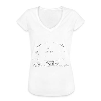 New Emote: Overacted Monologue | RPG Theatre - Women's Vintage T-Shirt - black - Front - Danielle (179cm)
