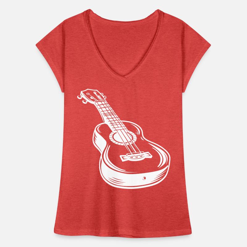 Ukulele Sketch Women's Vintage T-Shirt