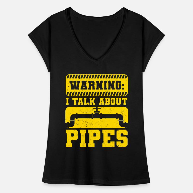 Pipelayers I Talk About Pipes Women's Vintage T-Shirt