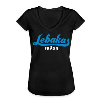 Milling Lebakas - Women's Vintage T-Shirt - black - Front - Danielle (179cm)