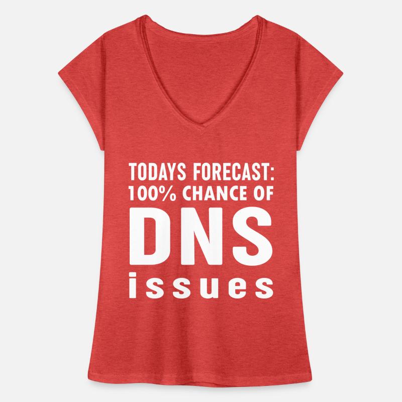 "Today Forecast" Funny System Engineering Nerd Women's Vintage T-Shirt