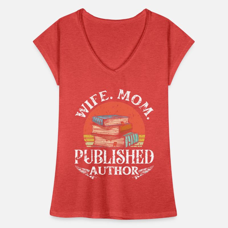 Écrivain Auteur de romans T-shirt vintage Femme