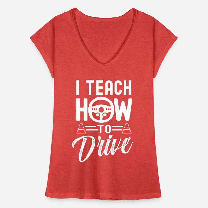 J’apporte la conduite à l’école de conduite Driving Instructor T-shirt vintage Femme