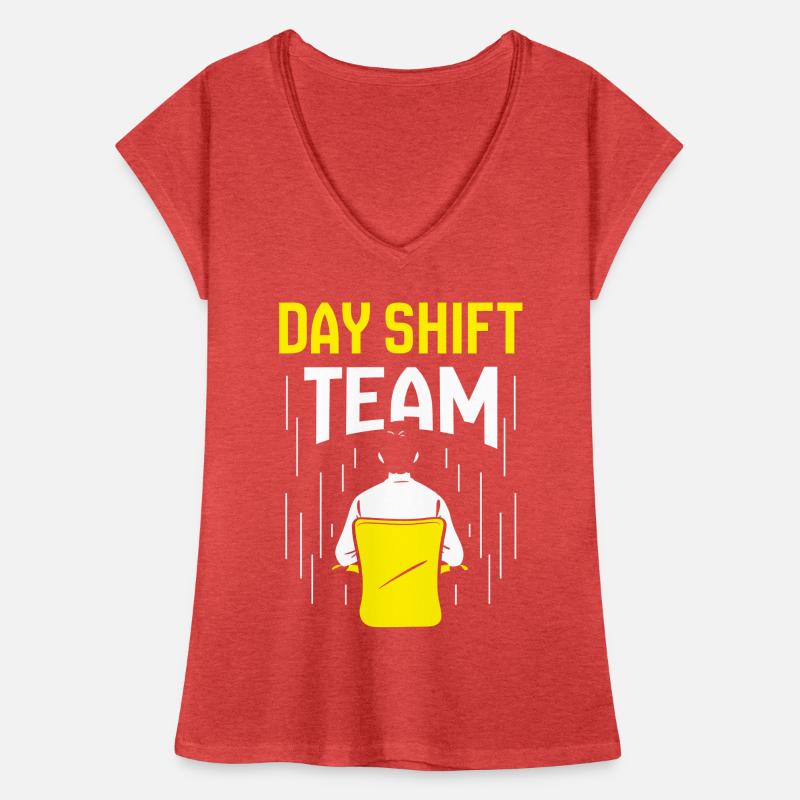 Team of the day shift day shift shift work Women's Vintage T-Shirt