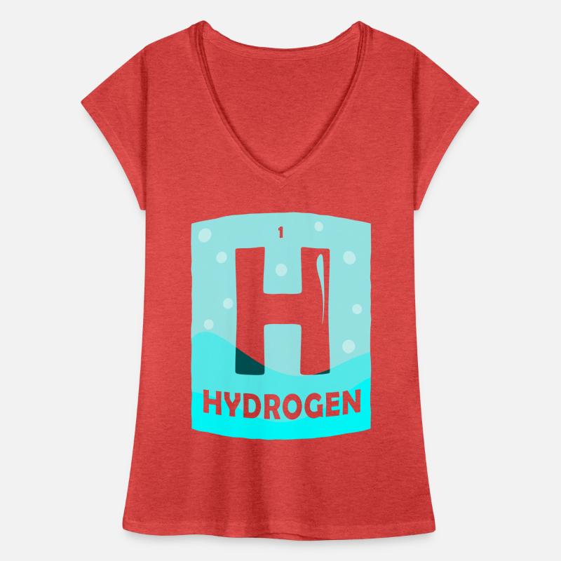 Hydrogène Énergie Hydrogène Élément T-shirt vintage Femme