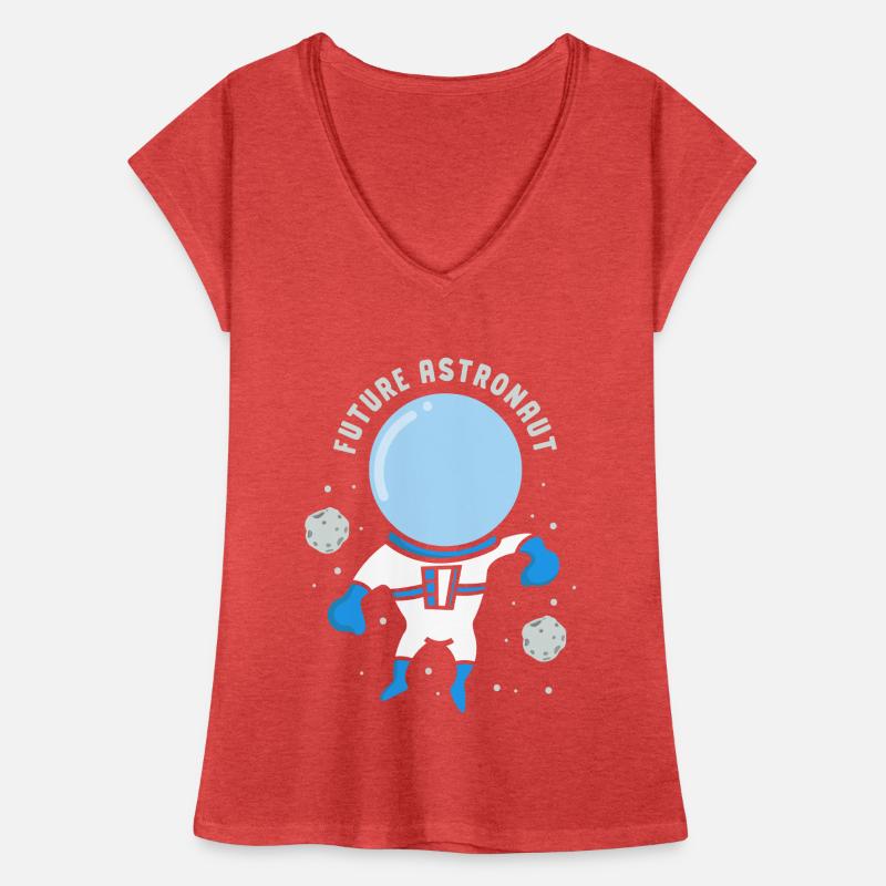 Fusée spatiale d’astronomie des futurs astronautes T-shirt vintage Femme