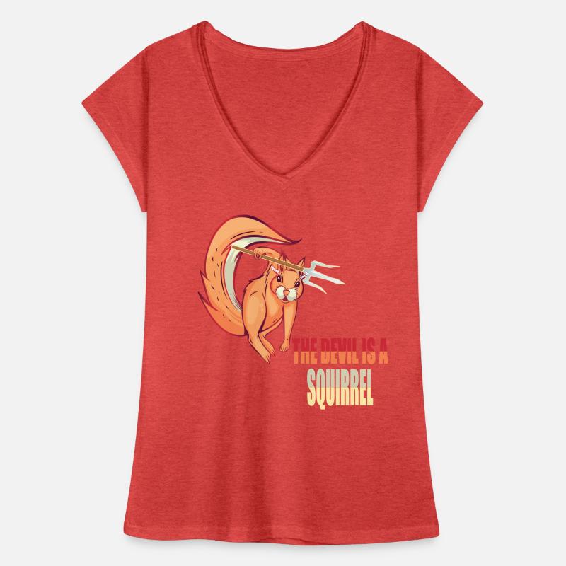 Der Teufel ist ein Eichhörnchen, Devil Squirrel Frauen Vintage T-Shirt