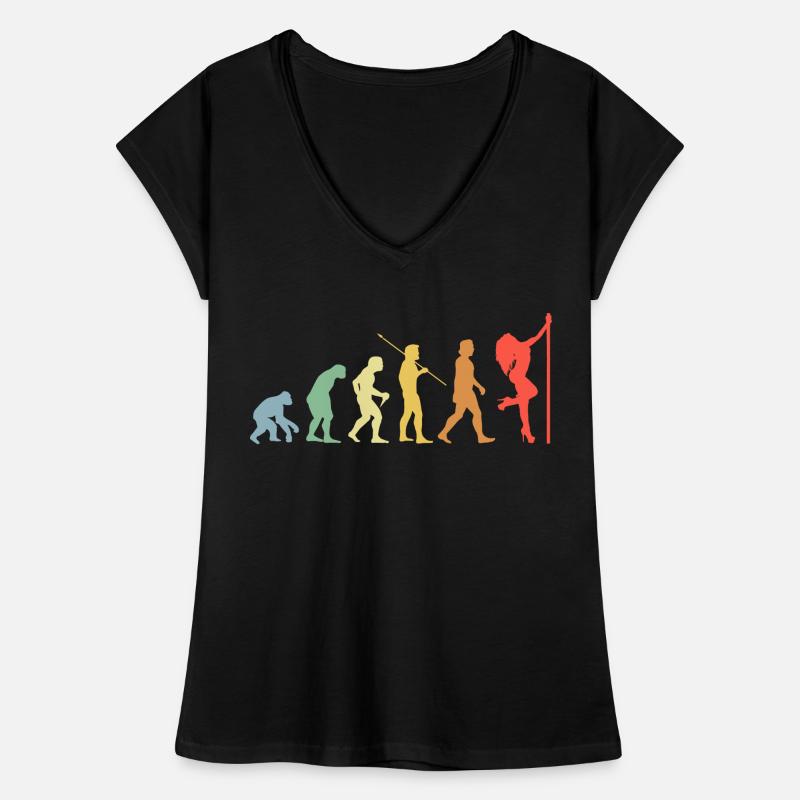 Pole Dance Evolution Retro Pole Dancer Women's Vintage T-Shirt