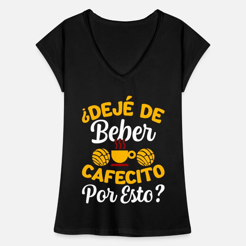 Spanish coffee design "cafecito & Concha Lovers" Women's Vintage T-Shirt