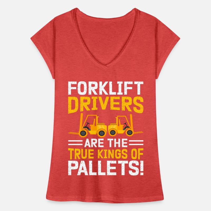 Forklift Driver Forklift Warehouse Worker Logistics Women's Vintage T-Shirt