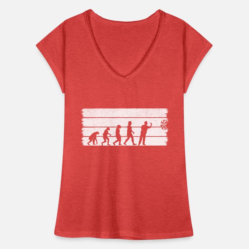 Darts Evolution Darts Player Joue Darts Darts Darts T-shirt vintage Femme
