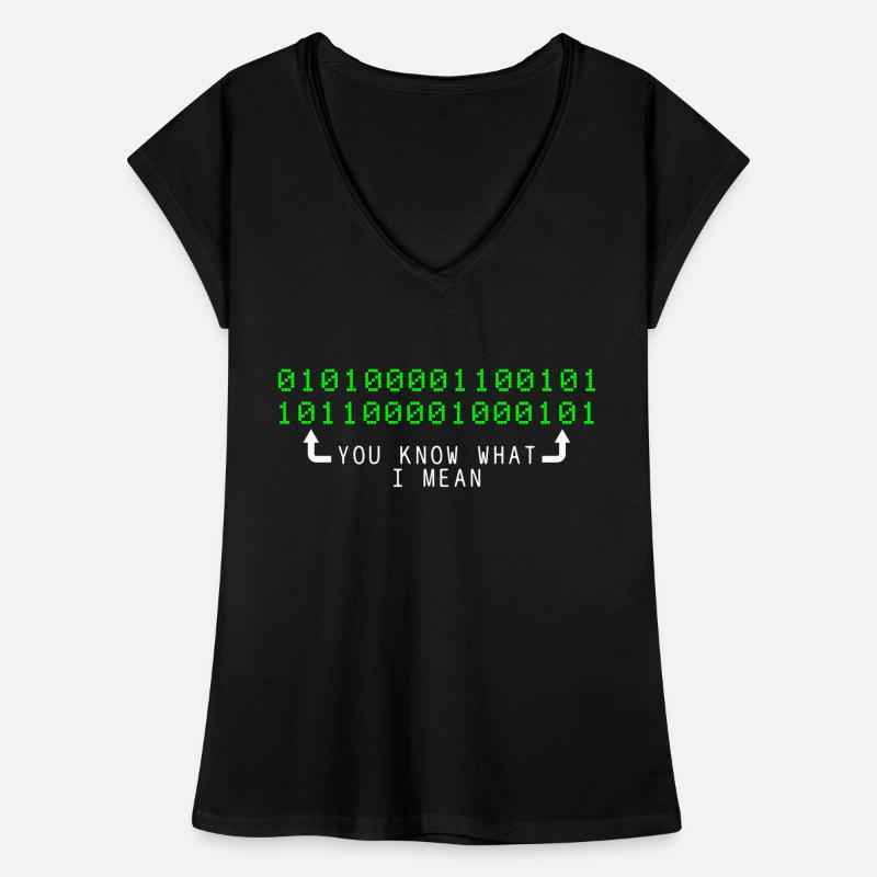 Geek Binaercode Computer Science Women's Vintage T-Shirt