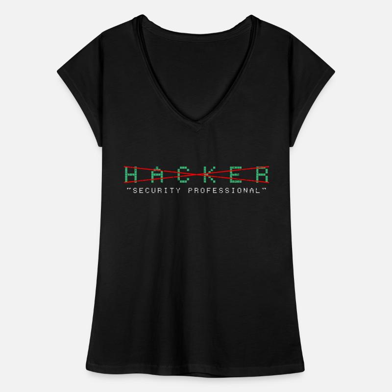 Hacker T-shirt vintage Femme