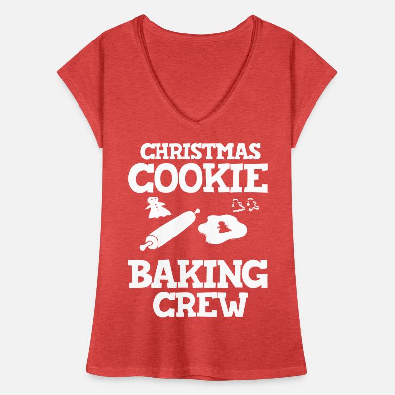 Biscuits de Noël Biscuits Pain d’épices T-shirt vintage Femme