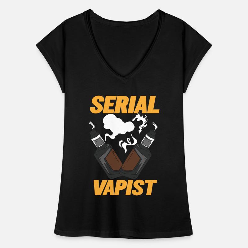 Vaping Serial Vapist E-zigarette Frauen Vintage T-Shirt