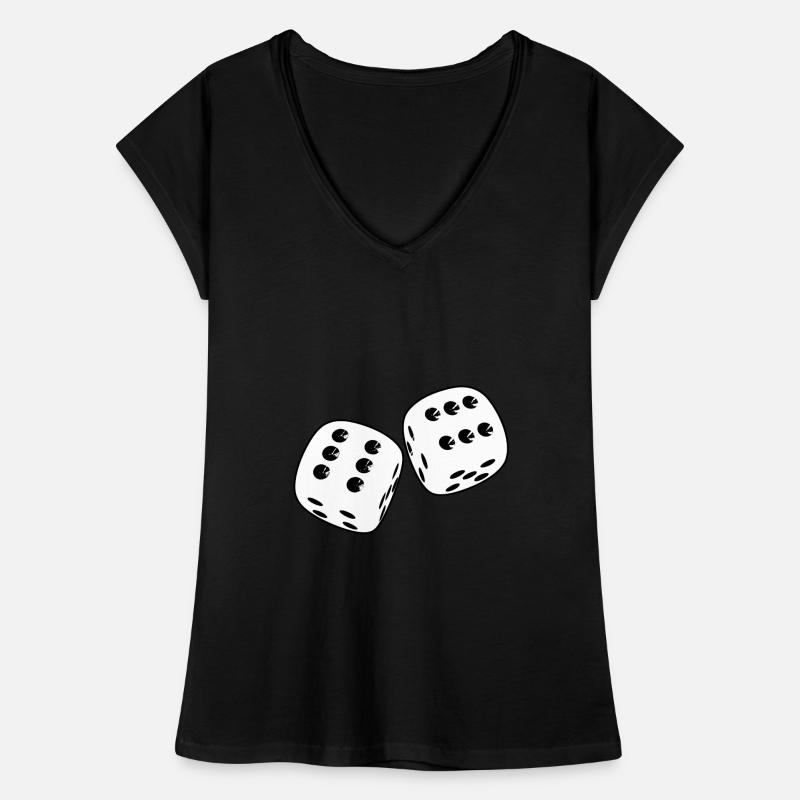 Dice gambling Women's Vintage T-Shirt