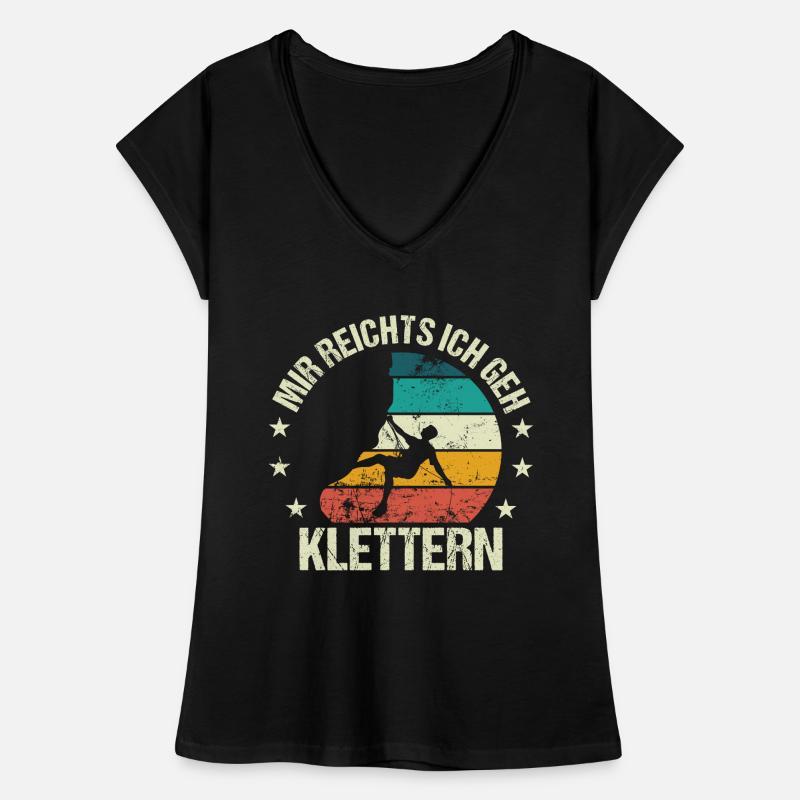 Klettern Boulderer Kletterer Bouldern Spruch Frauen Vintage T-Shirt