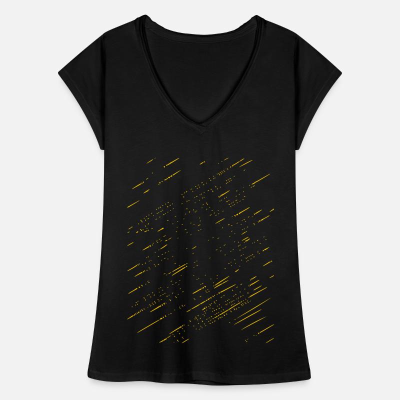 Abstract rays / line / gold / pattern Women's Vintage T-Shirt