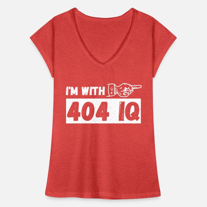 I'm with Stupid 404 Error Programmer Coding Frauen Vintage T-Shirt