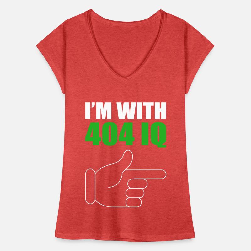 I'm with Stupid 404 Error Programmer Coding Frauen Vintage T-Shirt