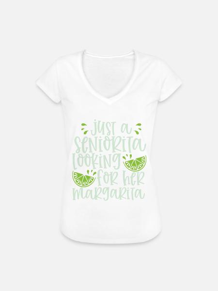 Senior Margarita - Women's Vintage T-Shirt - black