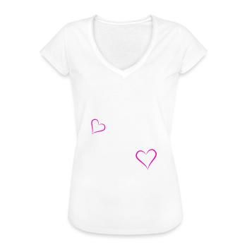 ERGOTHERAPEUTIN - Frauen Vintage T-Shirt - Schwarz - Vorne - Danielle (179cm)