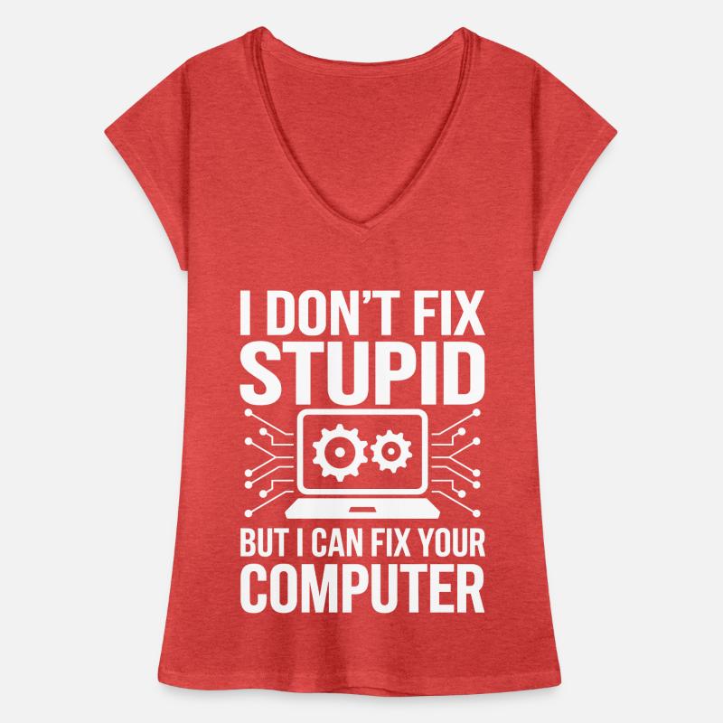 Administrator Support Nerd Computer Tech Women's Vintage T-Shirt