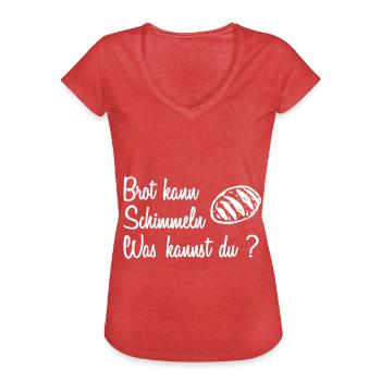 Bread Baker Funny saying Gift T-Shirt - Women's Vintage T-Shirt - heather red - Front - Danielle (179cm)