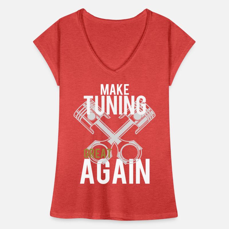 Tuning Frauen Vintage T-Shirt