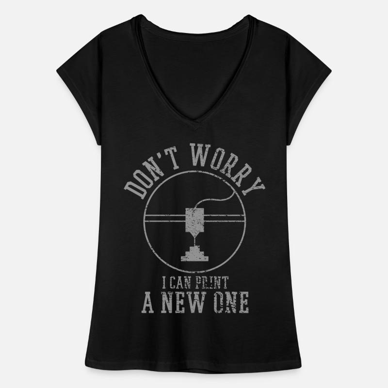 impression 3D T-shirt vintage Femme