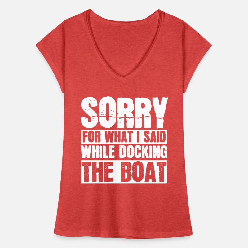 Boot Frauen Vintage T-Shirt