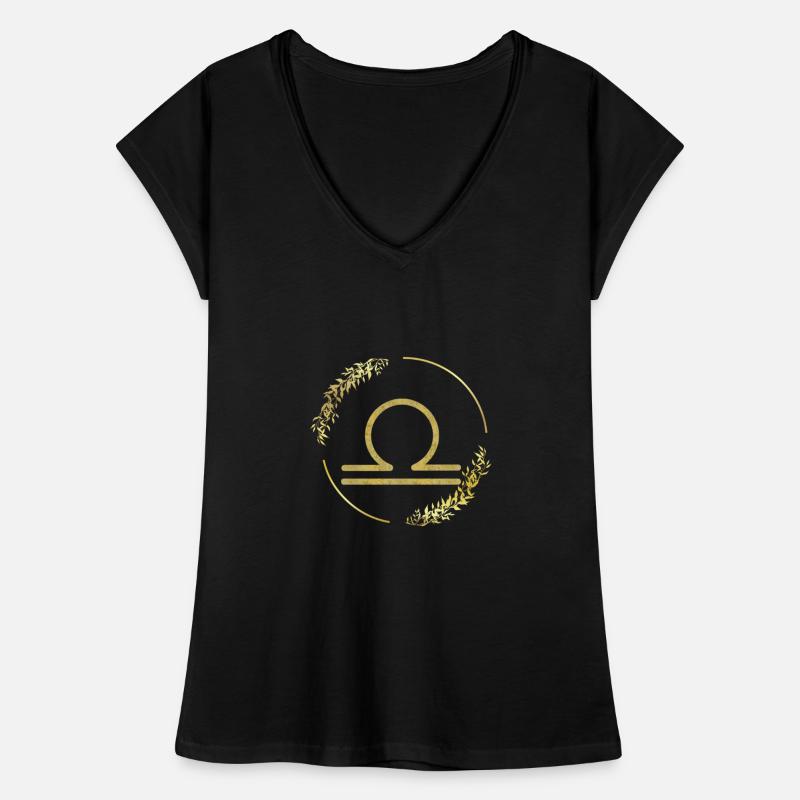 Libra (Libra) | Gold ring Women's Vintage T-Shirt