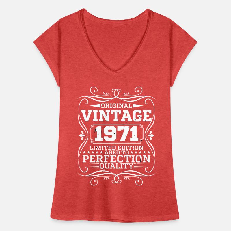 Vintage 1971 Édition Limitée Originale T-shirt vintage Femme