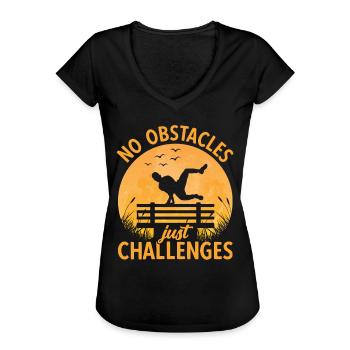 Parkour Parkour Runner Freerunning Parkur Gift - Women's Vintage T-Shirt - black - Front - Danielle (179cm)