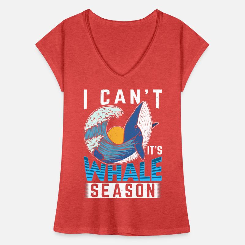 Whale Watching Whale Watching Orca Blue Whale Women's Vintage T-Shirt