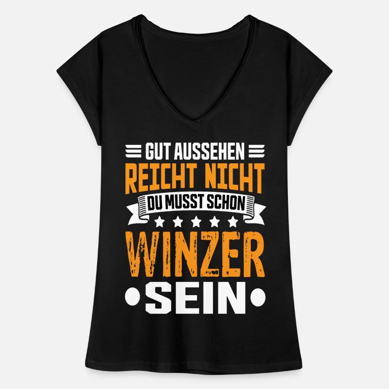 Winzer Frauen Vintage T-Shirt